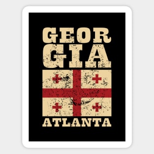 Flag of Georgia Sticker